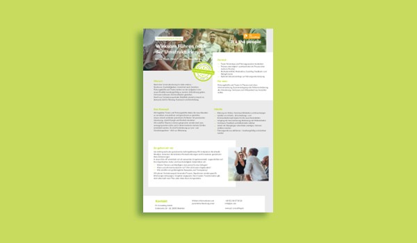 p1 Onepager Wirksam Fuehren nach der Umstrukturierung fuehrungskraefteentwicklung organisationsentwicklung agileorganisation